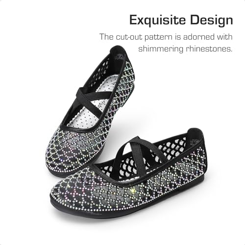 Girls Ballerina Dress Shoes Mary Jane Flats