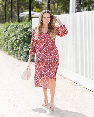 Women's Avery Square Toe Two Strap High Heeled Sandal