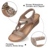Womens Sandals Wedge Low: Wedge Sandal Women Dressy Summer